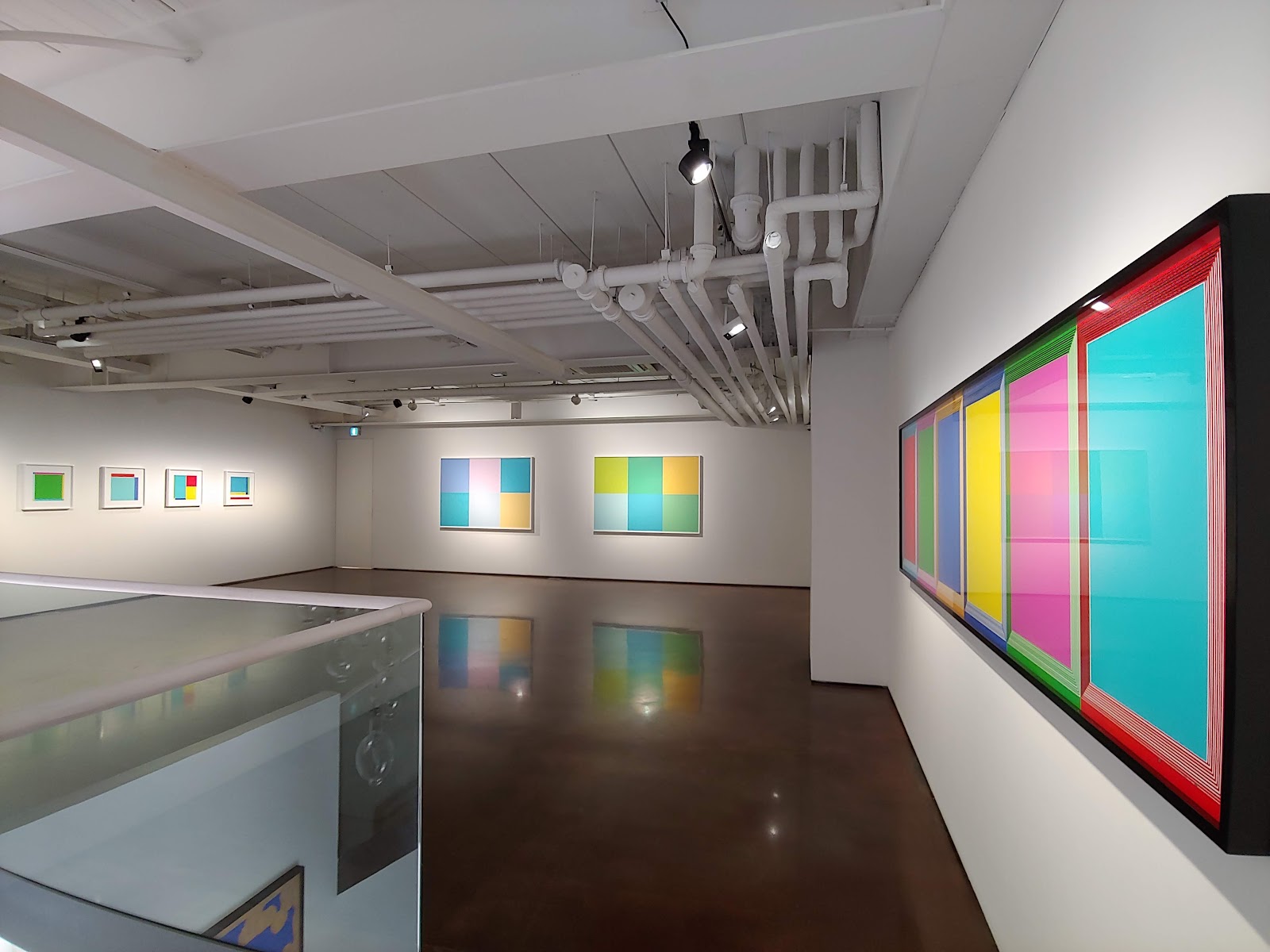 Arario Gallery Seoul — contemporary Korean art in an industrial-converted gallery space with colorful abstract works