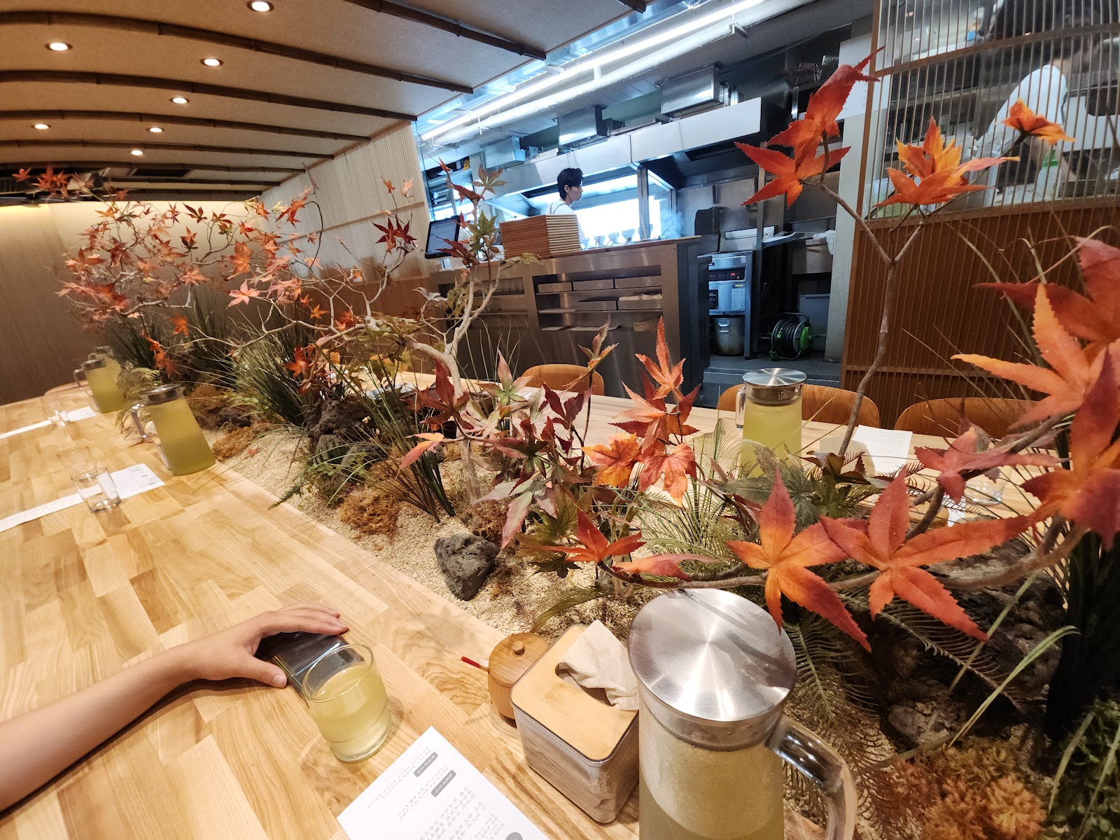 拉面店吧台座位