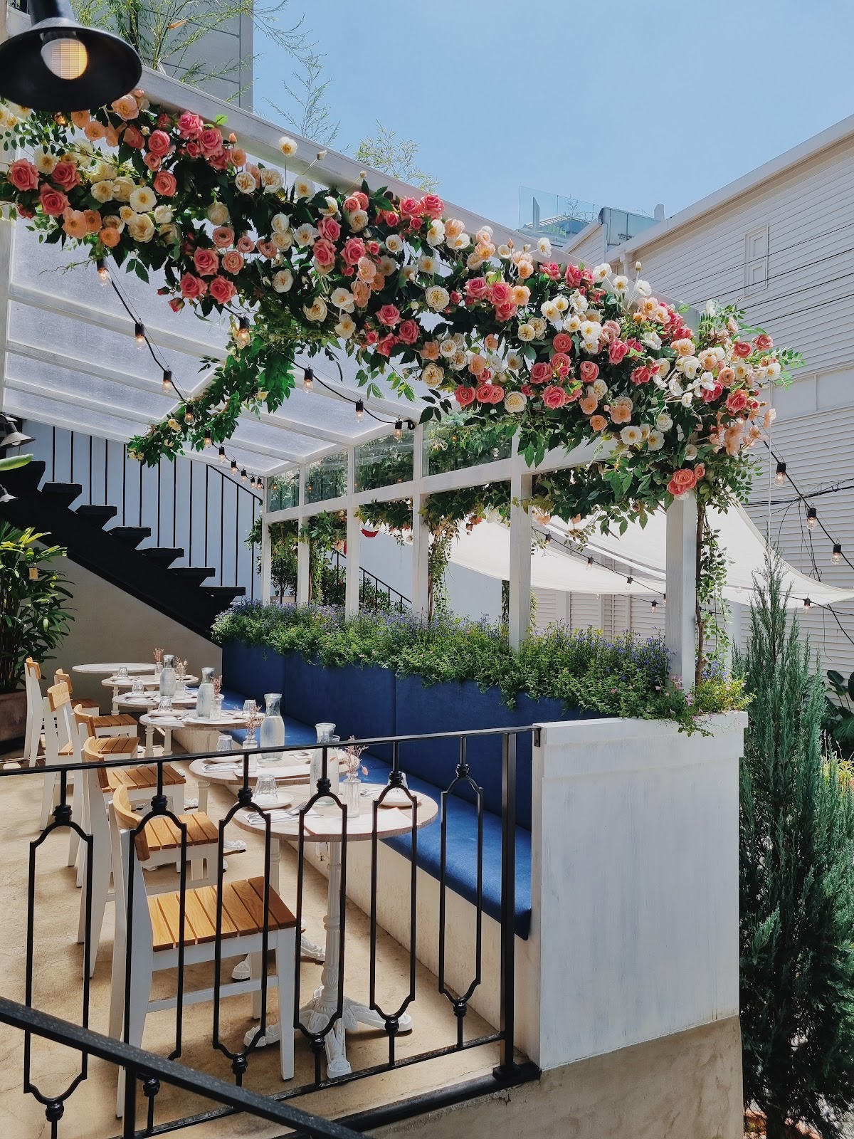 Rubies Cafeの屋上の景色