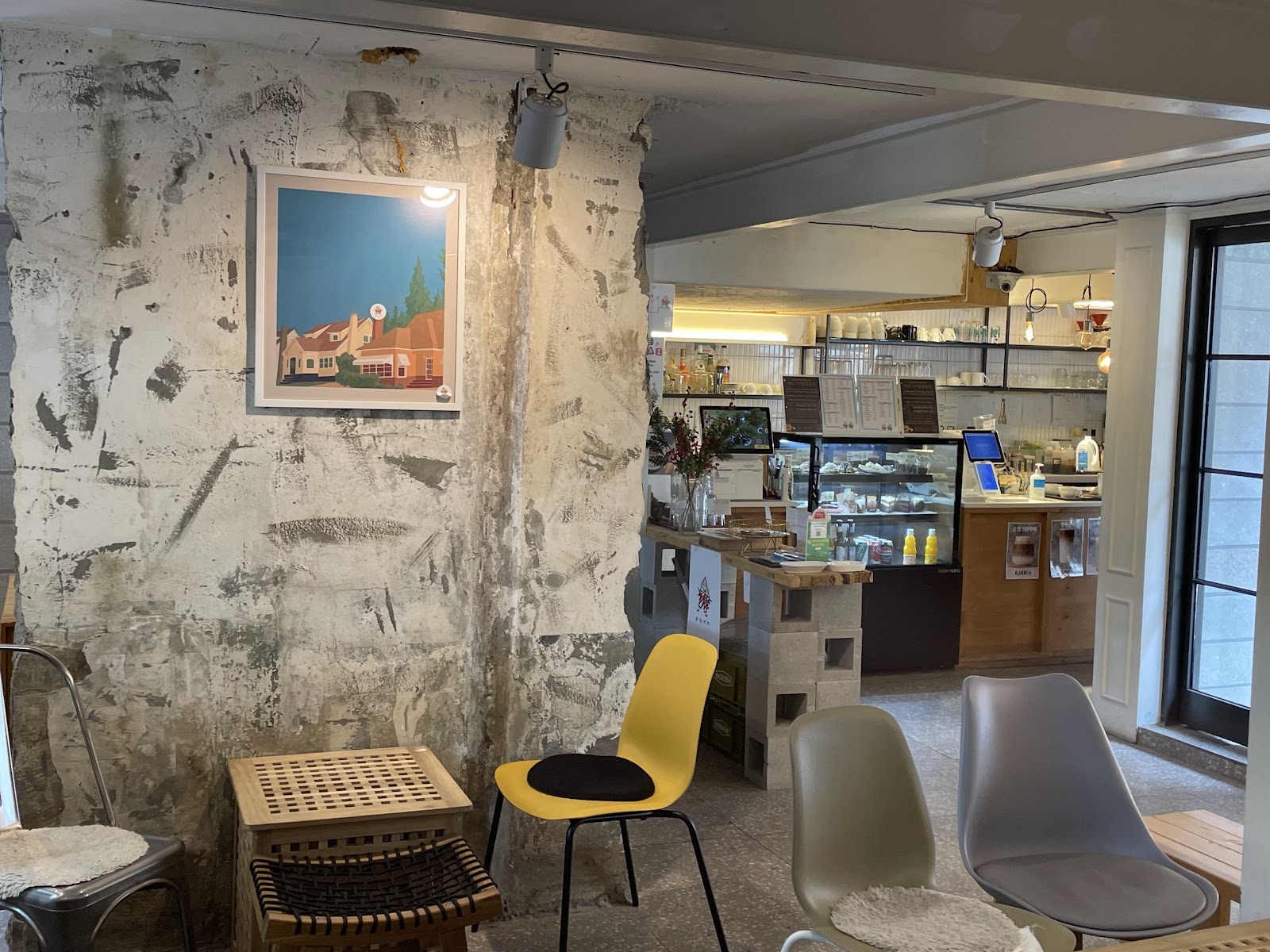 Songjeong Coffee 川辺の景色